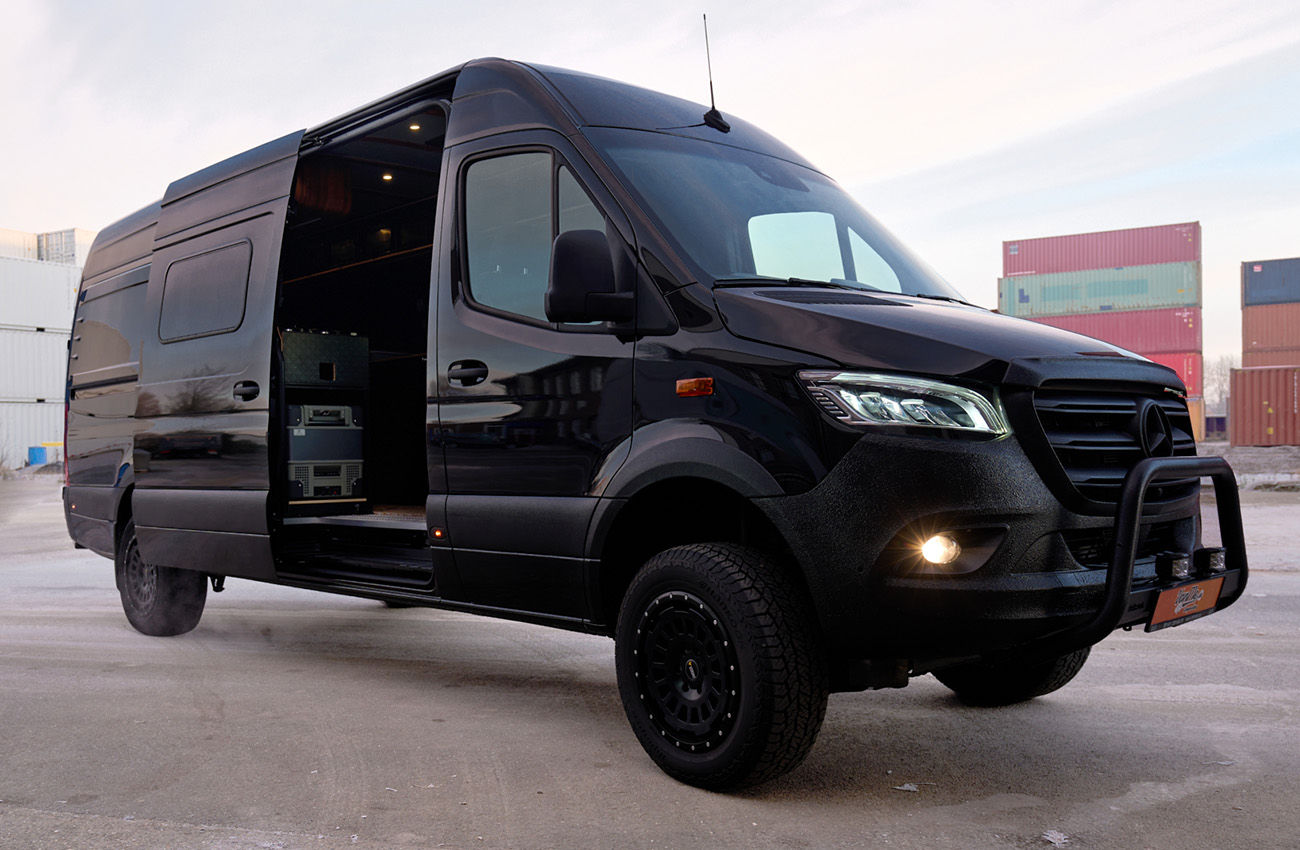 VanMe Mercedes-Benz Individual camper conversion Black Gorilla